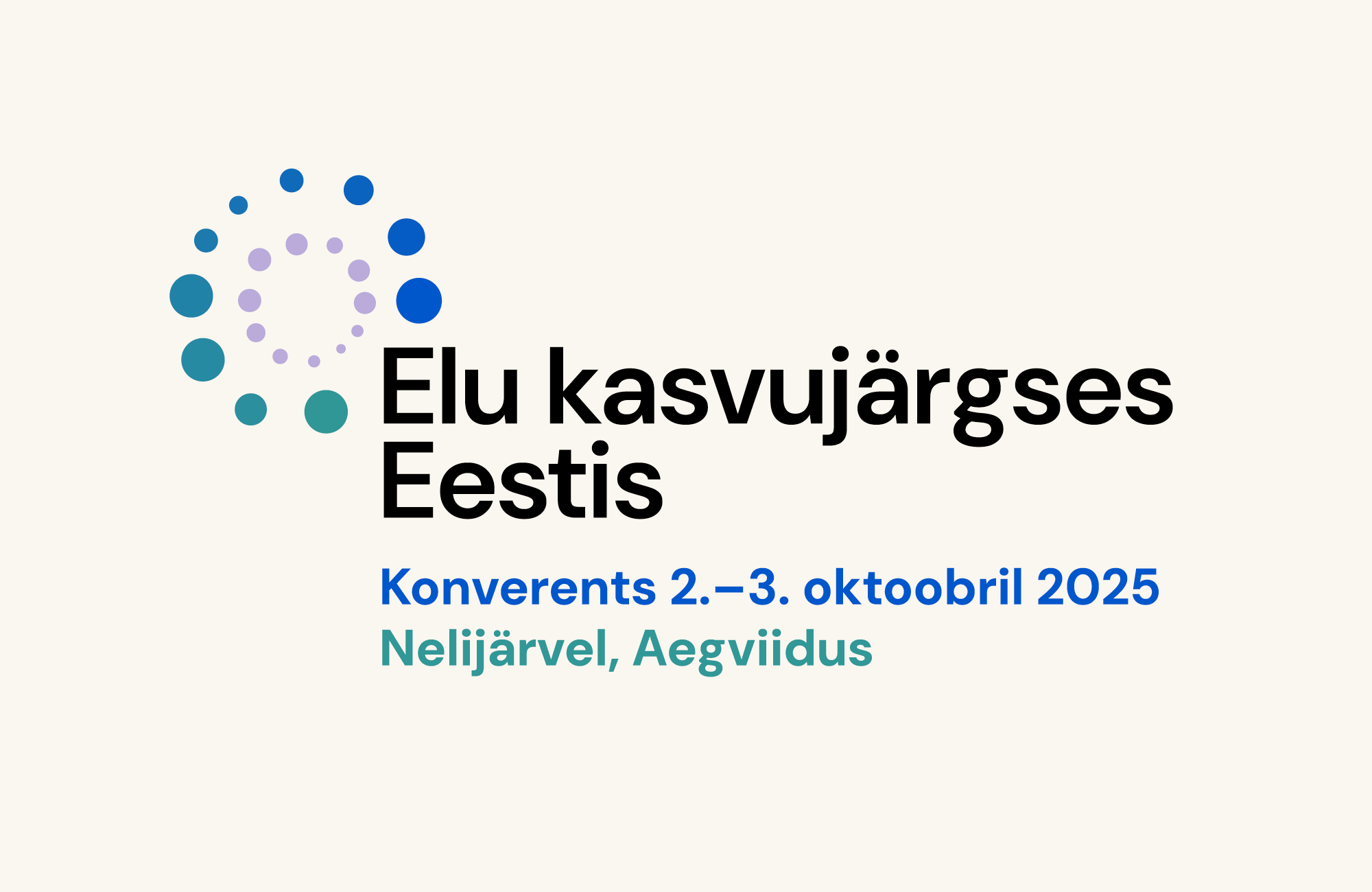 Konverents "Elu kasvujärgses Eestis"